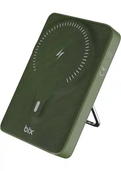 Bix PB105 10000mAh Taşınabilir Powerbank Hızlı ve Kablosuz Şarj Özellikleriyle