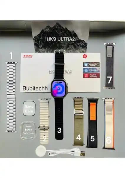 Bubitechh HK9 ULTRA2 Max Akıllı Saat: Gelişmiş Tasarım ve Fonksiyonellik Özellikleri