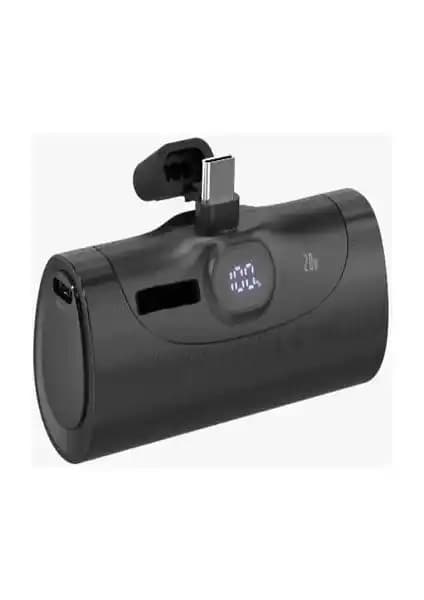 ÇELİKWORK Fp07 5000mAh Type-C 20W Hızlı Şarj Powerbank Günlük Kullanım İçin