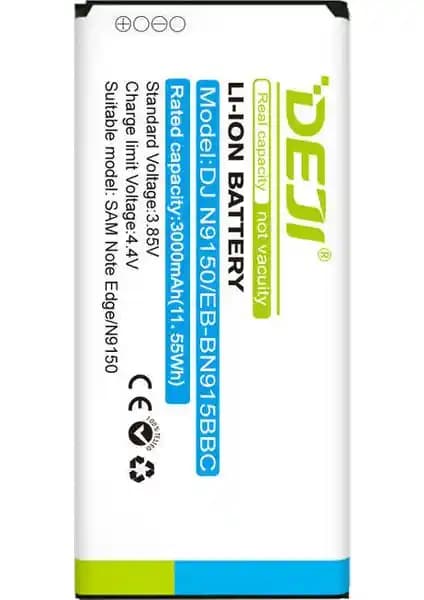 Deji Galaxy Note Edge Uyumlu 3000mAh Güçlü ve Güvenli Batarya Teknolojisi