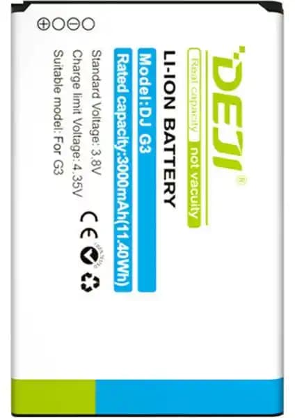 Deji LG G3 Batarya İncelemesi: Yüksek Kapasite ve Güvenlik Özellikleriyle Performans Artışı