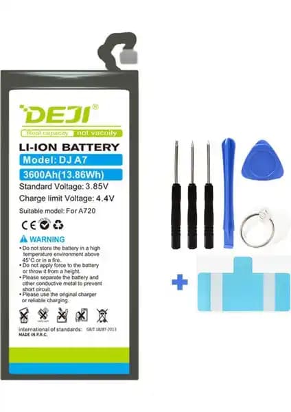Deji Mucize Batarya Samsung Galaxy A7 A720 2017 için yüksek performans ve güvenilirlik sağlar