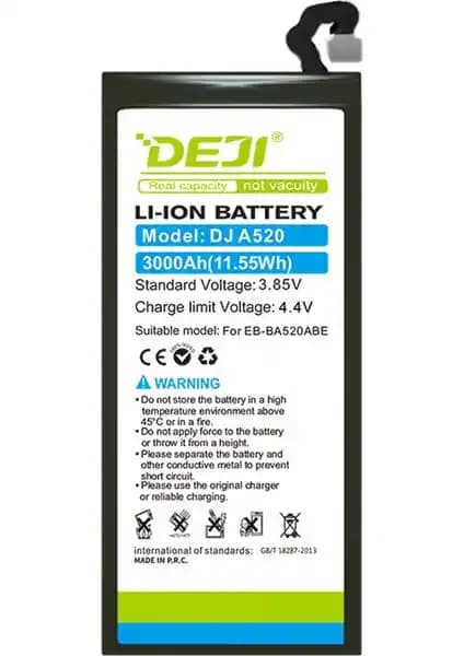 Deji Samsung Galaxy A5 2017 Uyumlu 3000mAh Güçlü ve Güvenilir Batarya Teknolojisi