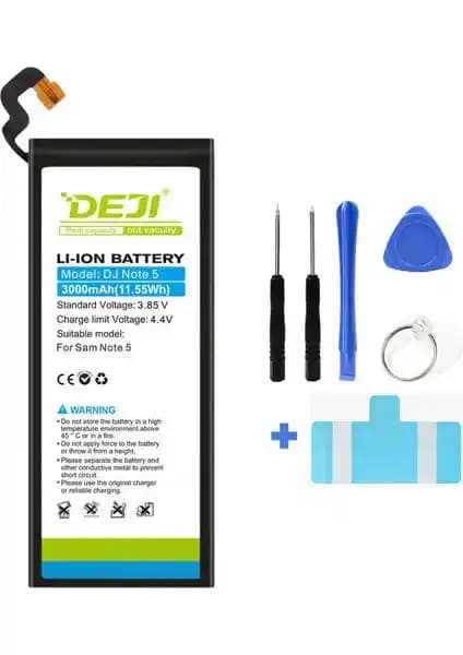 Deji Samsung Galaxy Note 5 Uyumlu Yüksek Kapasiteli Güç Kaynağı Performans ve Güvenlik Özellikleri