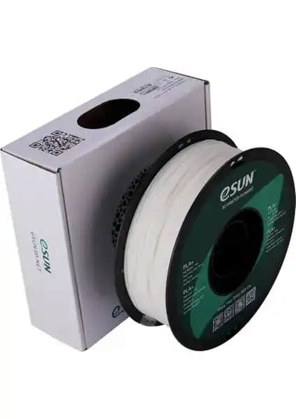 eSUN PLA+ Beyaz ve Tinylab Gümüş PLA Filament Karşılaştırması