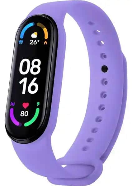 Furenfa Xiaomi Mi Band 5/6 Uyumlu Silikon Kayışlar Şıklık ve Dayanıklılık Sunar