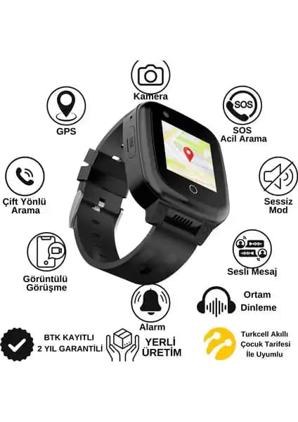 Inoviks İNO25 Akıllı Çocuk Saati Güvenlik ve Teknolojinin En Güçlü Buluşması