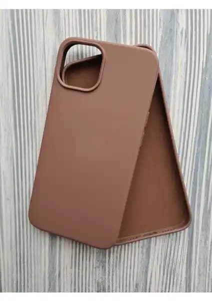 iPhone 14 için Kadife İç yüzeyli silikon lansman kılıfı şıklık ve koruma sağlar