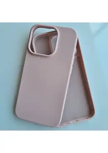 iPhone 14 ProMax için Şık ve Koruyucu Kadife Silikon Lansman Kılıfı