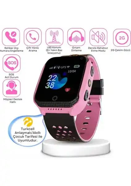 Jetzu Uz 2G Akıllı Çocuk Saati Güvenlik ve İletişim İçin Modern Çözüm