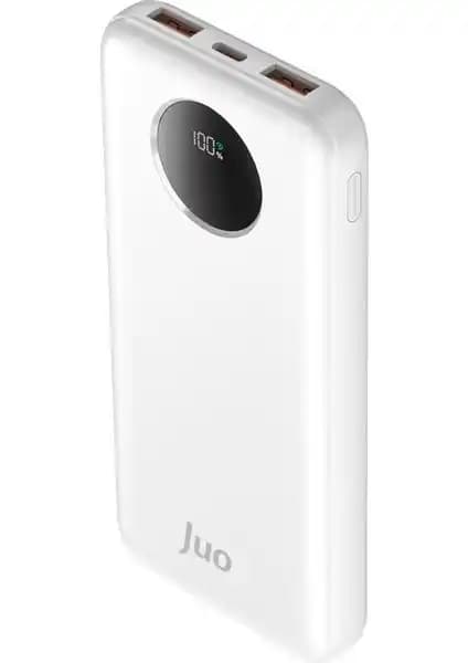 Juo 10000MAH 22.5W Dijital Ekranlı Powerbank ile Güç Kaynağınızı Yanınızda Taşıyın