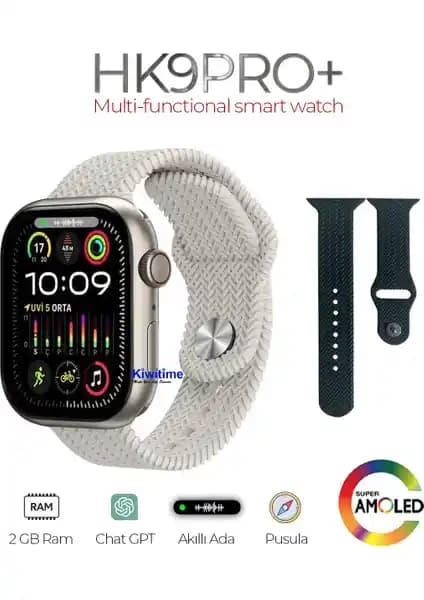 Kiwitime Watch 9 Serisi Hk9 Pro Plus: Yüksek Performanslı Akıllı Saat Özellikleri ve Tasarımı