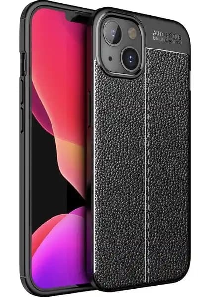 KNY Apple iPhone 13 Deri Desenli Lüks Silikon Kılıfı: Şıklık ve Koruma Bir Arada