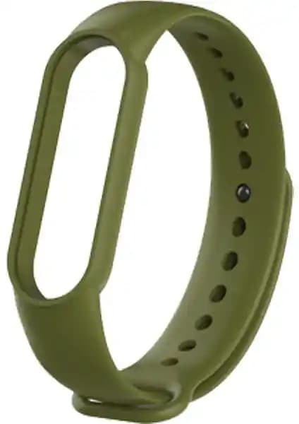 Kyver Mint Renkli Silikon Kordon Kayış Xiaomi Mi Band 5 ve 6 Uyumlu