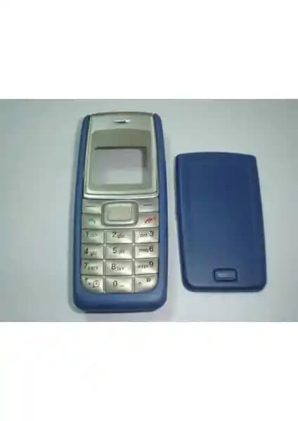 Nokia 1110, 1110I ve 1112 İçin Sıfır Mavi Kapak ve Tuş Takımı Seti