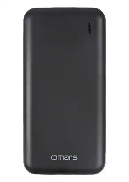 Omars 10000mAh 20W Type-C PD ve 2 USB-A Çıkışlı LED Işıklı Powerbank Günlük Kullanım İçin