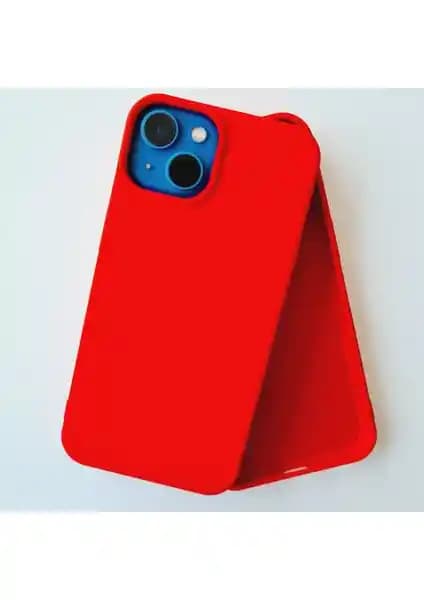 Pirok Store iPhone 13 Uyumlu Kadife İçli Silikon Kılıfı Şık ve Dayanıklı Koruma Aksesuarı
