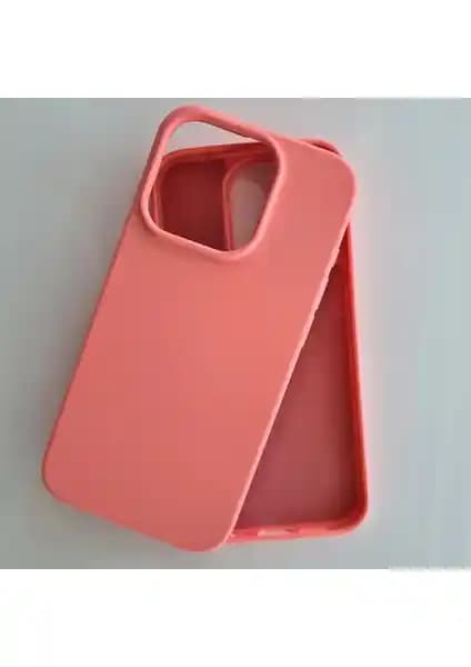 Pirok Store iPhone 15 Pro Max Uyumlu Kadife Esnek Silikon Lansman Kılıfı