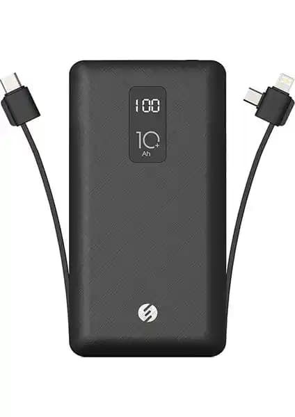S-Link IP-T100C 10000 mAh Kablolu Powerbank ile Güç ve Pratiklik Bir Arada