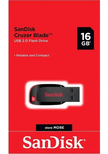 Sandisk Cruzer Blade 16GB ve 64GB USB Bellek Karşılaştırması Hangi Model Sizin İçin Uygun 1