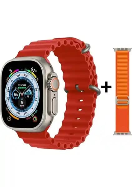 Sekoda Watch 8 Ultra Kırmızı Akıllı Saat: Çok Fonksiyonlu ve Şık Tasarım