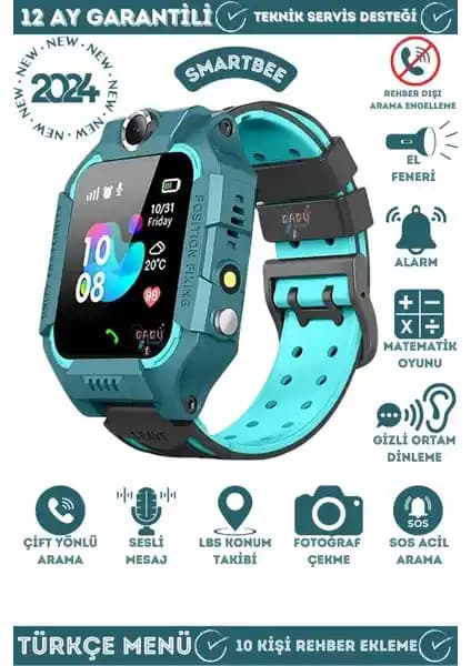 Smartbee Q19 Akıllı Çocuk Takip Saati Güvenlik ve Eğlence Birlikteliği