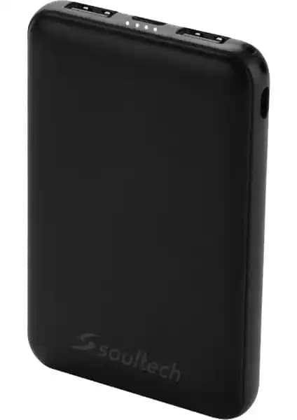 Soultech Comfort Plus 10.000 mAh Powerbank BT035S Siyah Taşınabilir Şarj Cihazı