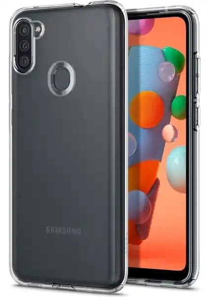 Spigen Galaxy M11 / A11 Liquid Crystal Kılıfı: Şeffaf ve Koruyucu Tasarım Özellikleri