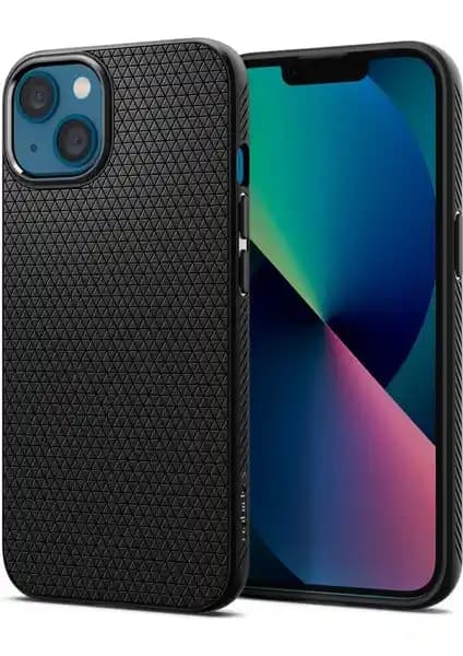 Spigen Liquid Air Matte Black iPhone 13 Kılıfı Güçlü Koruma ve Şık Tasarım Çözümü