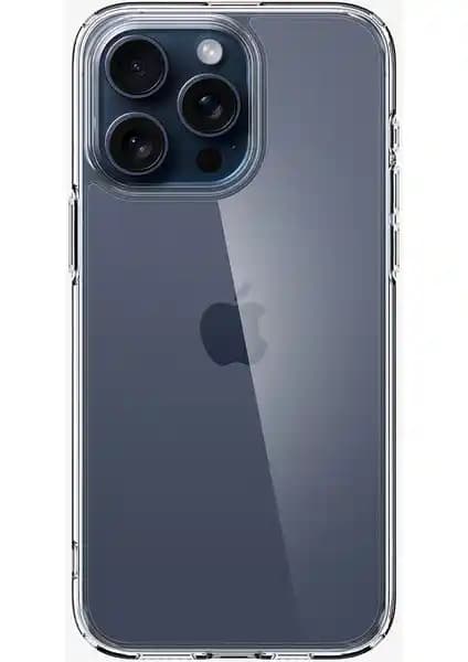 Spigen Ultra Hybrid Crystal Clear iPhone 15 Pro Kılıfı Şeffaf ve Koruyucu Tasarım