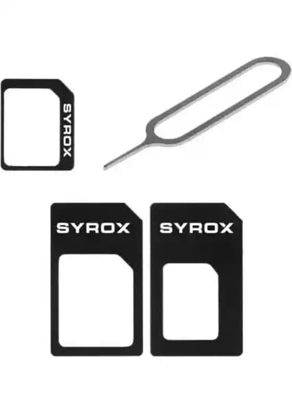 Syrox Kit SIM Kartı Aparatları ile Mobil Cihazlar Arası Esneklik ve Uyumluluk Sağlayın