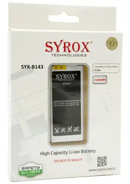 Syrox Samsung S5 Mini Batarya: Yüksek Performans ve Güvenilirlik Sunan Uzun Ömürlü Pil