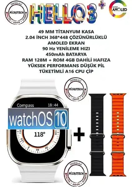 T-Max Hello Watch 3+ Plus ve Son Seri Kordonlu Akıllı Saatlerin Detaylı İncelemesi