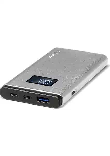 Ttec AlumiSlim LCD QC 3.0 10000mAh Taşınabilir Şarj Cihazı Güç ve Şıklığın Buluşması