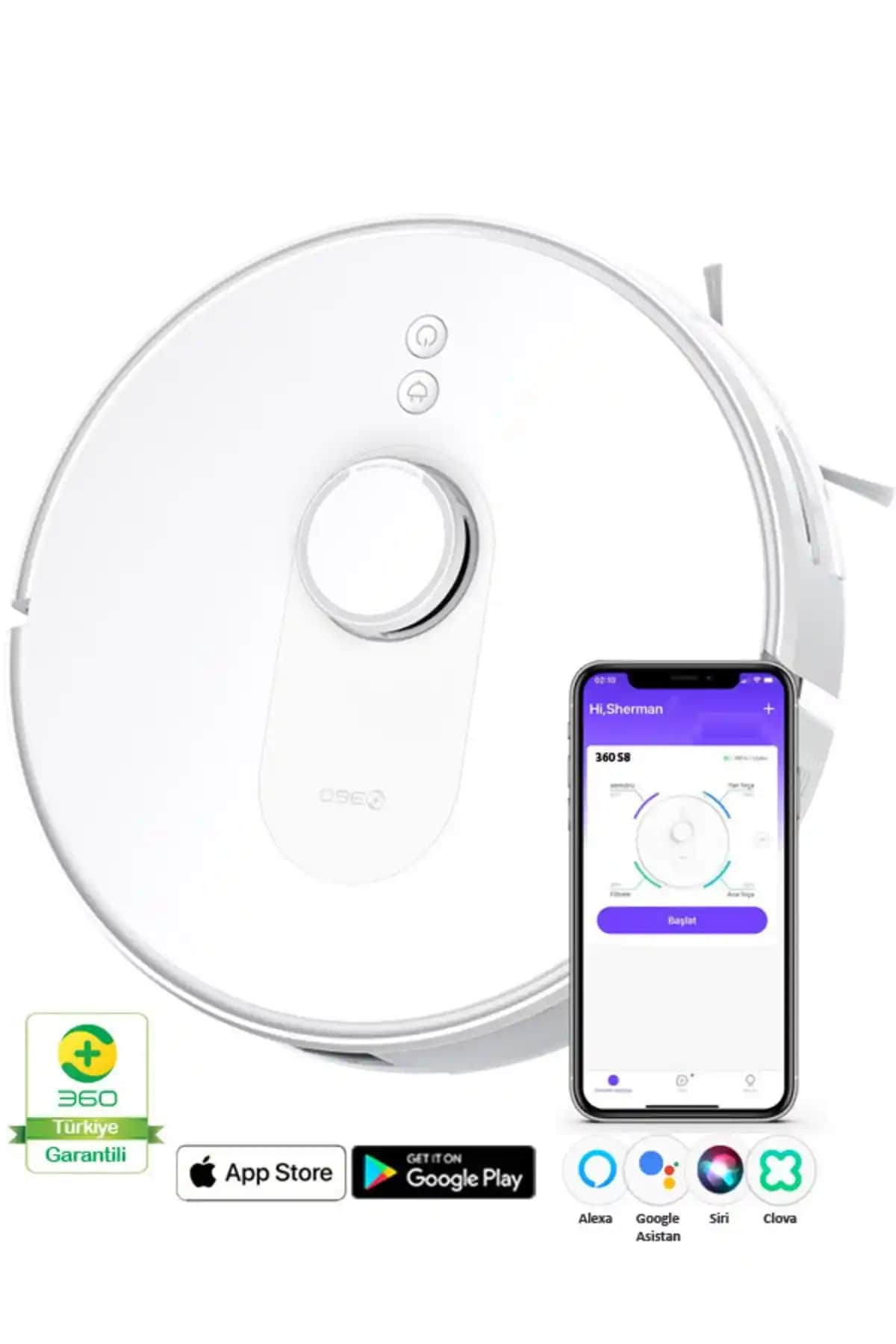 +360Botslab Vacuum Robot Süpürge S8: Innovative Home Cleaning Solution