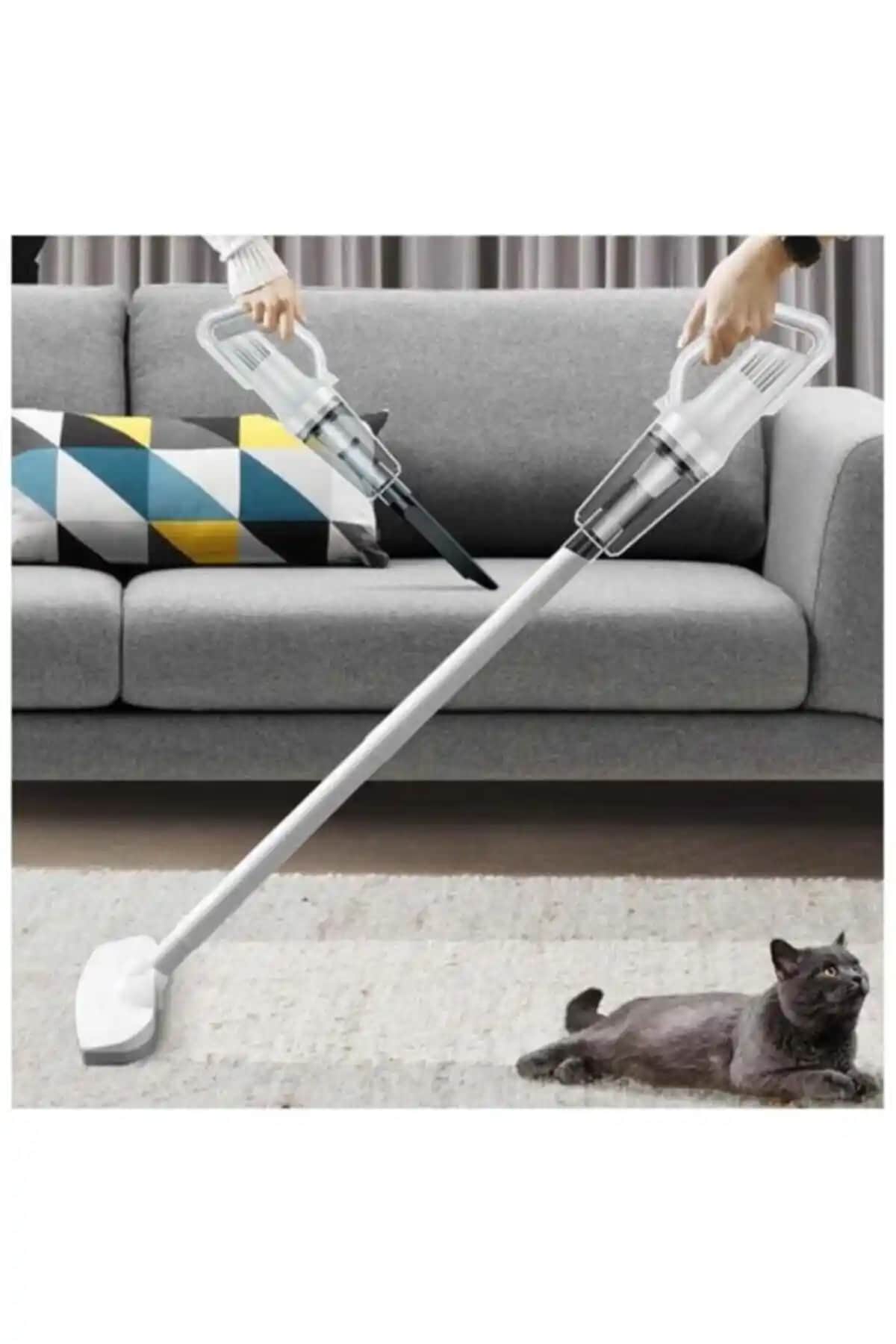 EZERE Kablosuz Dikey Şarjlı Mini Süpürge: Pratik Temizlik Çözümü