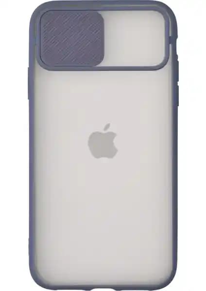 Apple iPhone 11 için dayanıklı ve estetik kaydırmalı kamera koruyucu silikon kılıfı