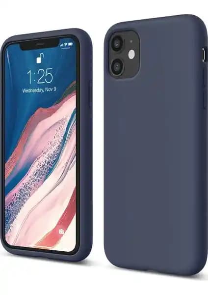 Apple iPhone 11 için dayanıklı ve şık silikon lacivert kılıf detayları ve kullanıcı yorumları