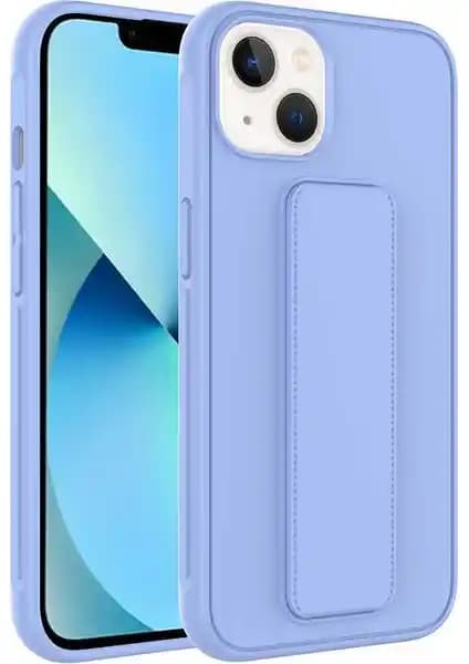 Apple iPhone 13 için dayanıklı ve şık standlı TPU silikon kılıfı