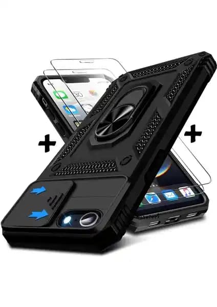 Apple iPhone 16E için dayanıklı ve şık kılıf ile ekran koruyucu seti çok uygun fiyatla