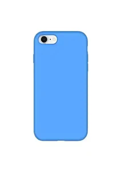 Apple iPhone 6s Plus için Liquid Lansman Silikon Mavi Kılıfı Koruma ve Estetik Sağlar