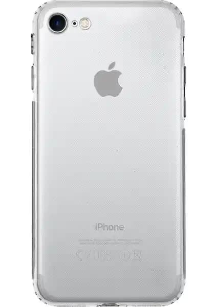 Apple iPhone 7 için şeffaf silikon kılıf, kamera koruma ve şık tasarım özellikleriyle