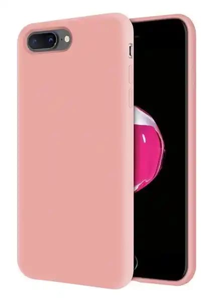 Bilişim Akademi Pembe Silikon Kılıf iPhone 7 Plus ve 8 Plus için Güvenli ve Şık Koruma