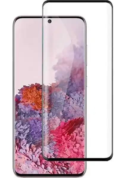 Fibaks Galaxy S22 Plus Tam Ekran Koruyucu Seramik Esnek Kırılmaz Cam 9H