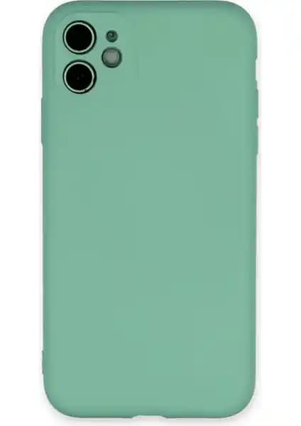 iPhone 11 için Nano Silikon Su Yeşili Kılıfı Şıklık ve Dayanıklılık Sunar