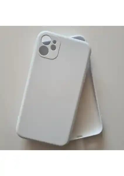 iPhone 11 İçin Şık ve Koruyucu Silikon Kılıf Kadife Detaylı Tasarım