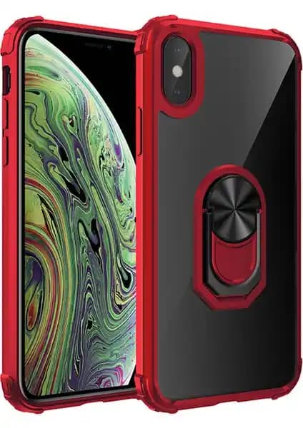 KNY Apple iPhone XS Max Silikon Kılıf Renkli Yüzüklü Manyetik Kapak Özellikleri