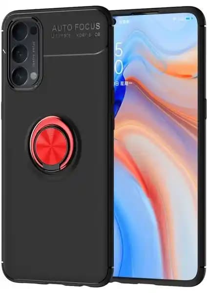 KNY Oppo Reno 4 Yüzüklü Manyetik Silikon Kılıf İncelemesi ve Detaylar