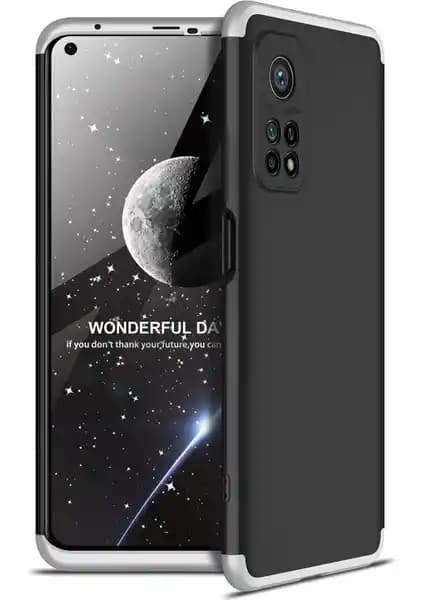 KNY Xiaomi Mi 10T Pro 3 Parça 360 Zore Ays Kılıf Güçlü Koruma ve Şık Tasarım