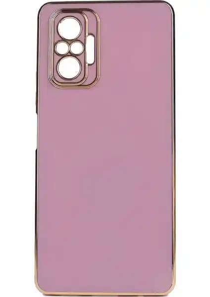 Kvy Xiaomi Redmi Note 10 Pro Parlak Kenarlı Silikon Kılıfı: Şık ve Koruyucu Tasarım